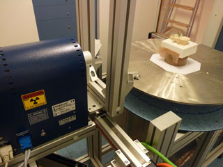 X-ray tomography test bench